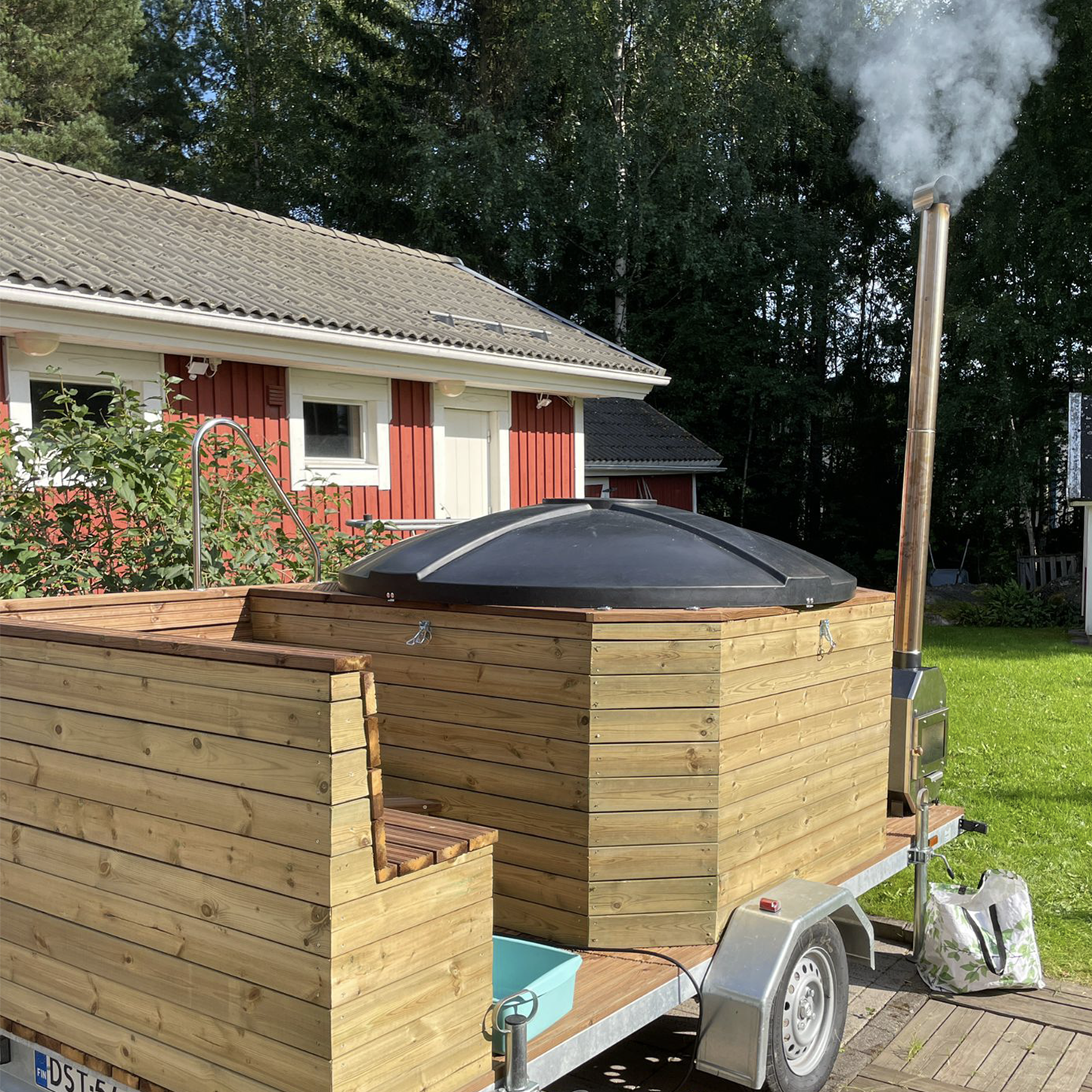 Vuokraa paljukärry poreilla ja valoilla!